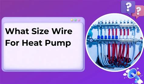 heat pump wire sizes